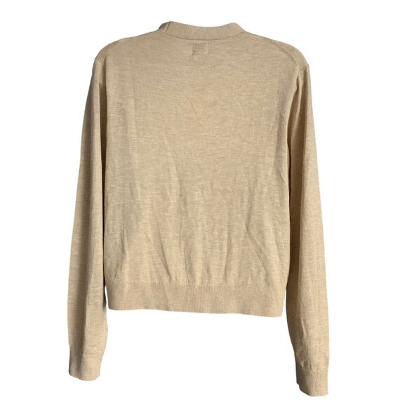 A New Day Womens Camel Color Button-Down Cardigan Sweater Lightweight Size Small - Picture 4 of 11